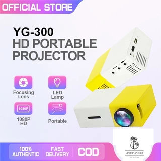 AP YG300 Micro Mini HD Projetor 1080P Home LED Pequeno De Mesa Portátil