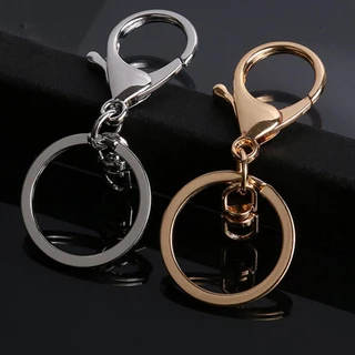 Argola para chaveiro Italiana 30mm com fecho Lagosta - Kit com 05 unidades | Mosquetão