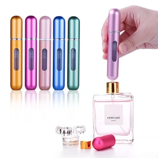 5ML porta perfume mini frasco portatil recarregavel bolsa viagem