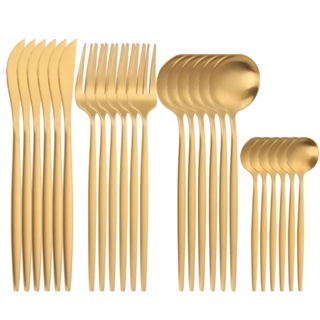 MODUS Conjunto De Talheres De Aço luxo Inoxidável 24pcs