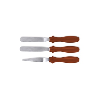 Conjunto De Espátulas Para Confeitar Brinox Glacê 3 Peças