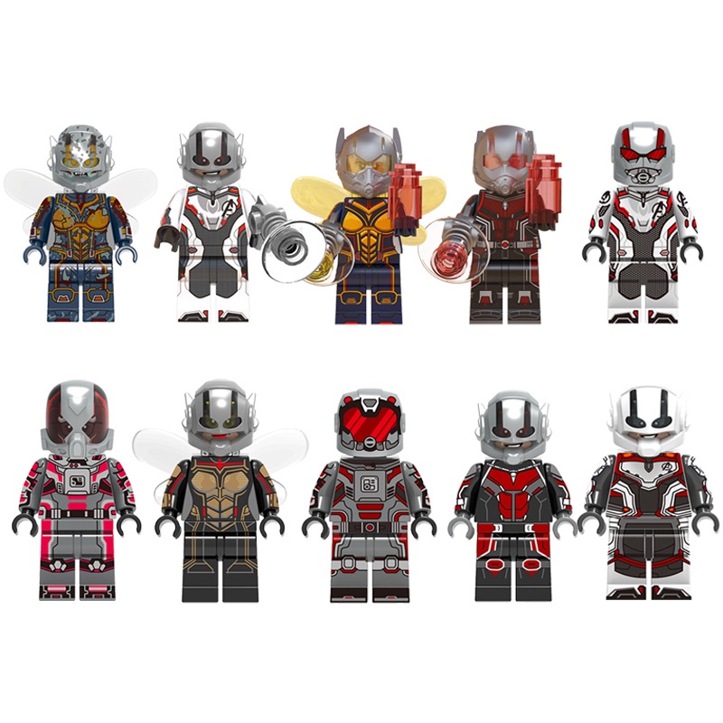 Mini Homem Formiga Vespa Quantumania Blocos De Construção De Brinquedos Figuras De Presente Para Crianças