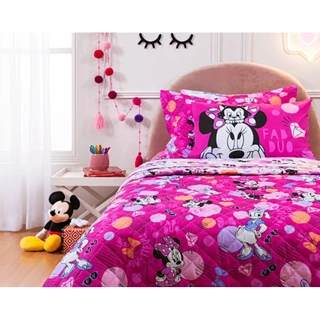 Kit Edredom c/ Porta Infantil Disney DF Solteiro 02 Peças