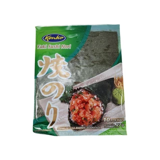 Alga Marinha Nori Yaki Sushi 10Fls 27g Kenko