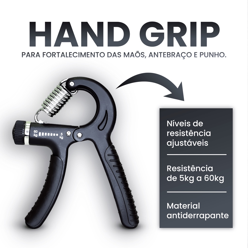 Molas de mão e hand grips Musculação