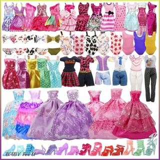 Pacote com 35 roupas de bonecas feitas à mão para Barbies e outras 11,5 polegadas [E/7]