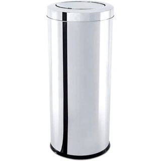 Lixeira Com Tampa Basculante Brinox Decorline 40,5 Litros Aço Inox