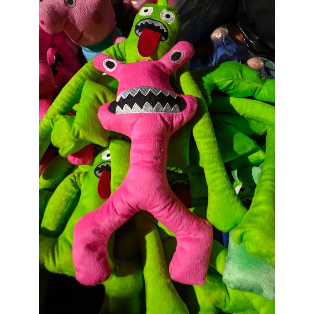 Boneco Bicho Verde Green Rainbow Friends Jogo Roblox Pelúcia