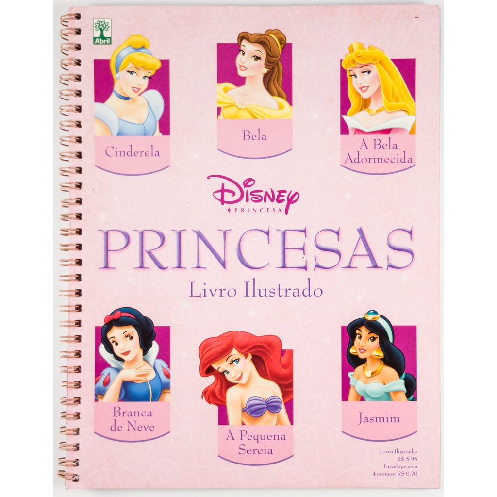Princesas Livro Ilustrado Walt Disney