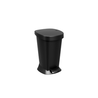 Lixeira Com Pedal Coza Square 5 Litros Preto