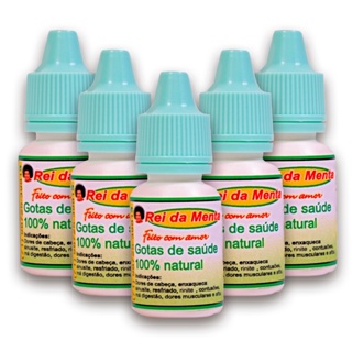 Kit 5 Óleos Especial de Menta Rei da Menta 100% Natural Super Forte