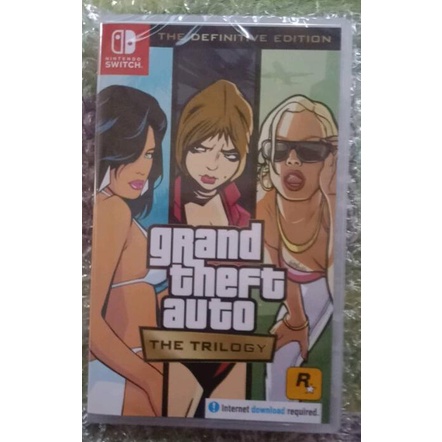 GTA Grand Theft Auto The Trilogy Definitive Edition Nintendo Switch Jogos Mídia Física Novo