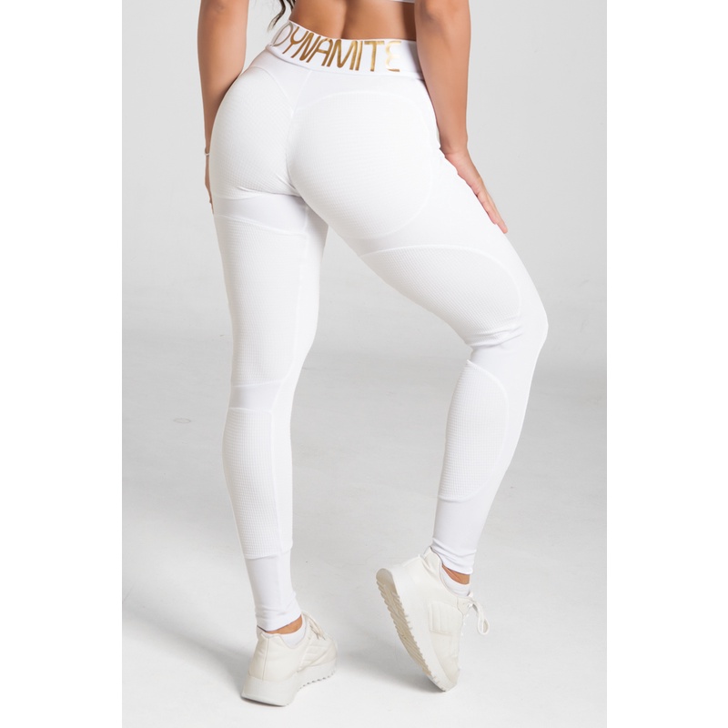 Calça Legging Apple Booty Heaven Branco Dynamite