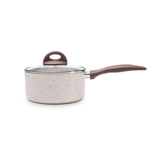Panela De Indução Com Tampa Ceramic Life Brinox Granada 1,55 Litros Ø 18 cm Vanilla