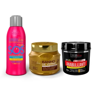 Kit Cronograma Capilar Forever Liss Reconstrução em Oferta na Shopee