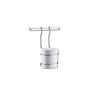 Suporte com Lixeira Plástica Brinox Top Pratic 2,5 litros