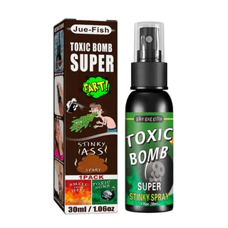 Pegadinha Toxic Bomb Super - Spray perfume que fede, fart bomb stinky ass