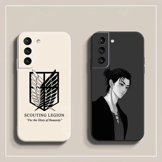 Ataque De Anime À Legião Escoteira Titan Para A Glória Da Humanidade Estojo De Silicone Líquido Macio Samsung Galaxy S23 S22 S21 S20 FE Ultra Plus S10 S10E S9 S8 Lite 5G