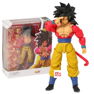 Figuras De Ação Bola De Dragão Figura Cabeça Dupla Vegetto SSJ4 Filho Goku  Vegeta 37cm PVC Anime Coleção De Estátua Modelo Boneca Brinquedos Presente  - Escorrega o Preço