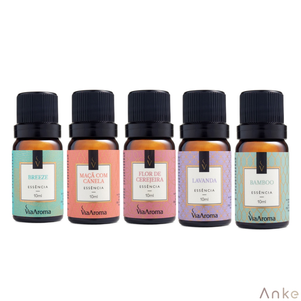 Kit Top 5 Essências - Para Aromatizador de Ambiente e Difusor Elétrico ...