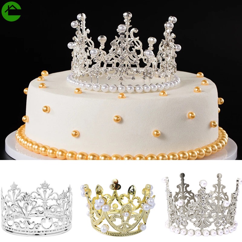 KOMBIUDA 6 Unidades Tiara De Princesa Decoração De Bolo Coroa Princesa  Coroa Cosplay Infantil Aniversário Princesa Coroas Topo De Bolo Coroa Tiara  Coroa Rei Filho Copo De Papel Cartola Pano