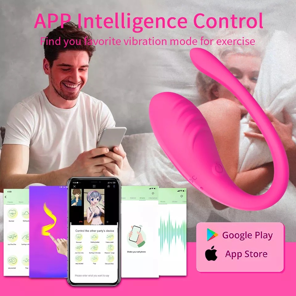 Controle De Vibrador Bluetooth No Celular Loja De Sexo Silenciosa