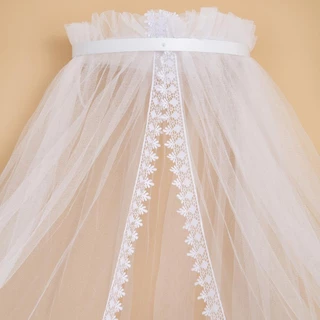 Mosquiteiro Com Dossel De Parede Branco Liso Quarto Unisex em Oferta na Shopee