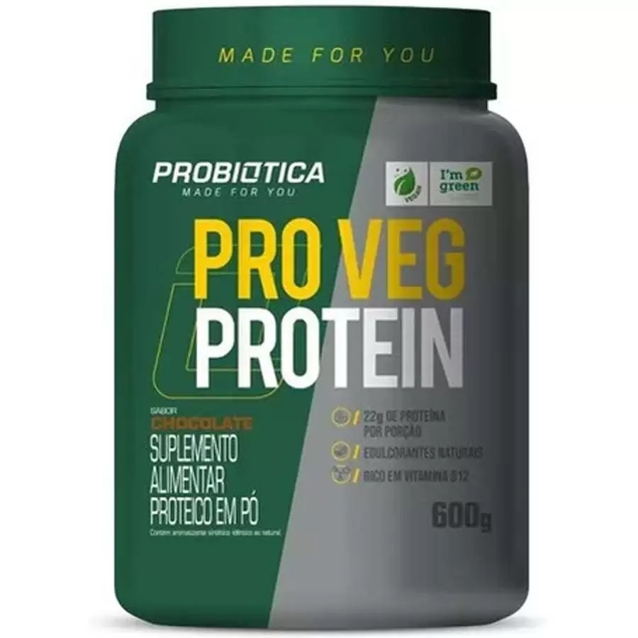 Whey Vegano Pro Veg Protein 600g Chocolate Probiotica