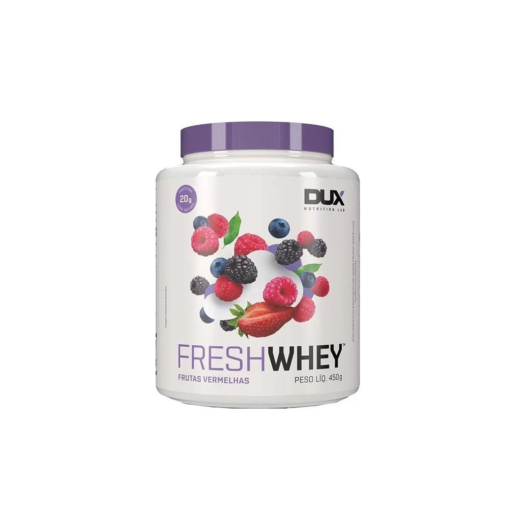 Fresh Whey Frutas Vermelhas Pote 450g – Dux Nutrition