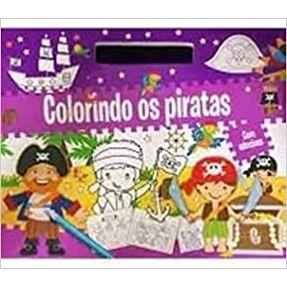 COLORINDO - OS PIRATAS COM ADESIVOS