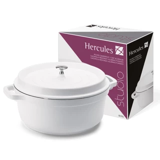 CACAROLA REDONDA BRANCA 21,3X9CM 3L HERCULES PA9000-20C