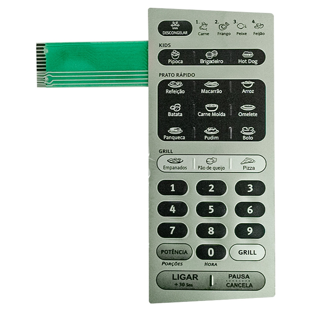 Membrana Teclado P Microondas Electrolux Me28x Me 28x promocao | Shopee ...
