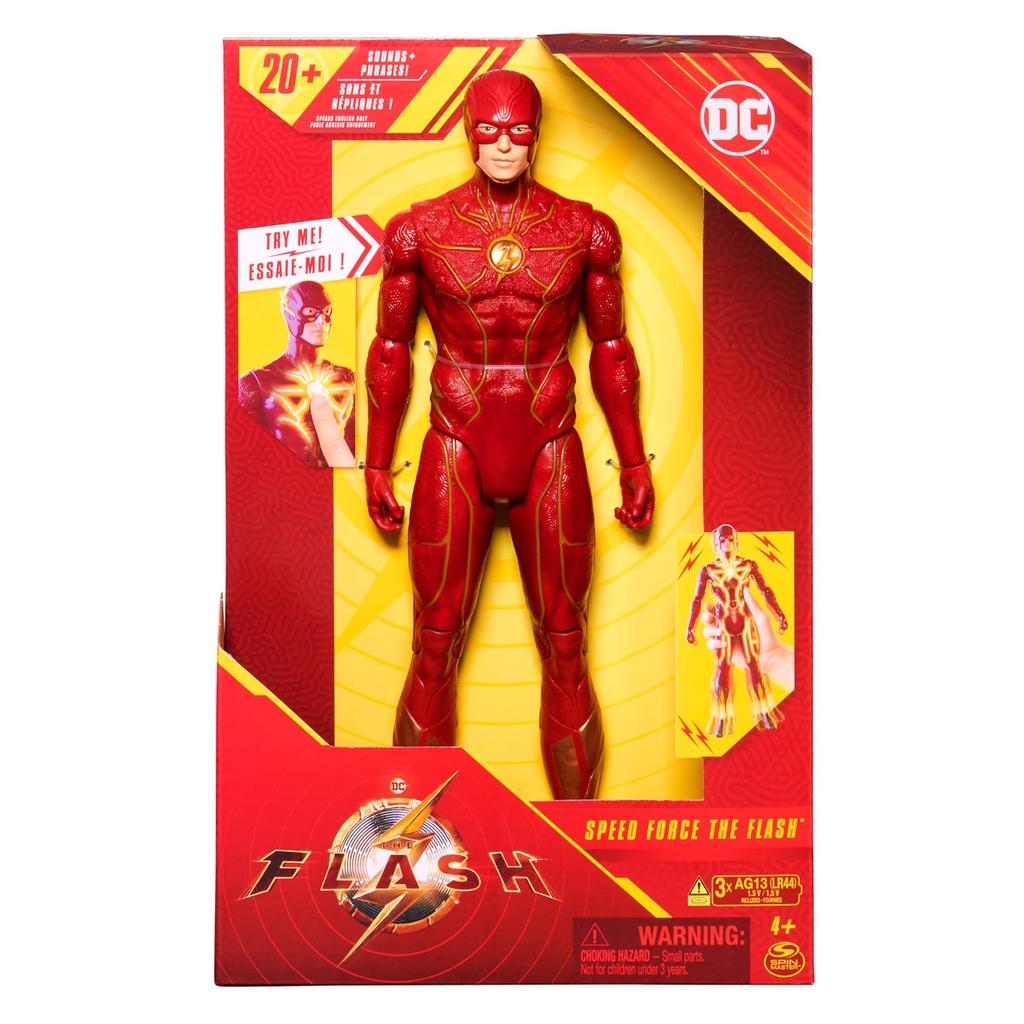The Flash - Figura de Ação de Luxo 30cm com Luz e Som
