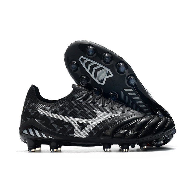 Mizuno Morelia Neo III FG chuteiras de campo Original de trava Meias de Tricô Botas de Futebol Premium Sapatos Profissionais Originais Tênis de Gramado Para Esportes Ao Ar Livre Tamanho Europeu 39-45