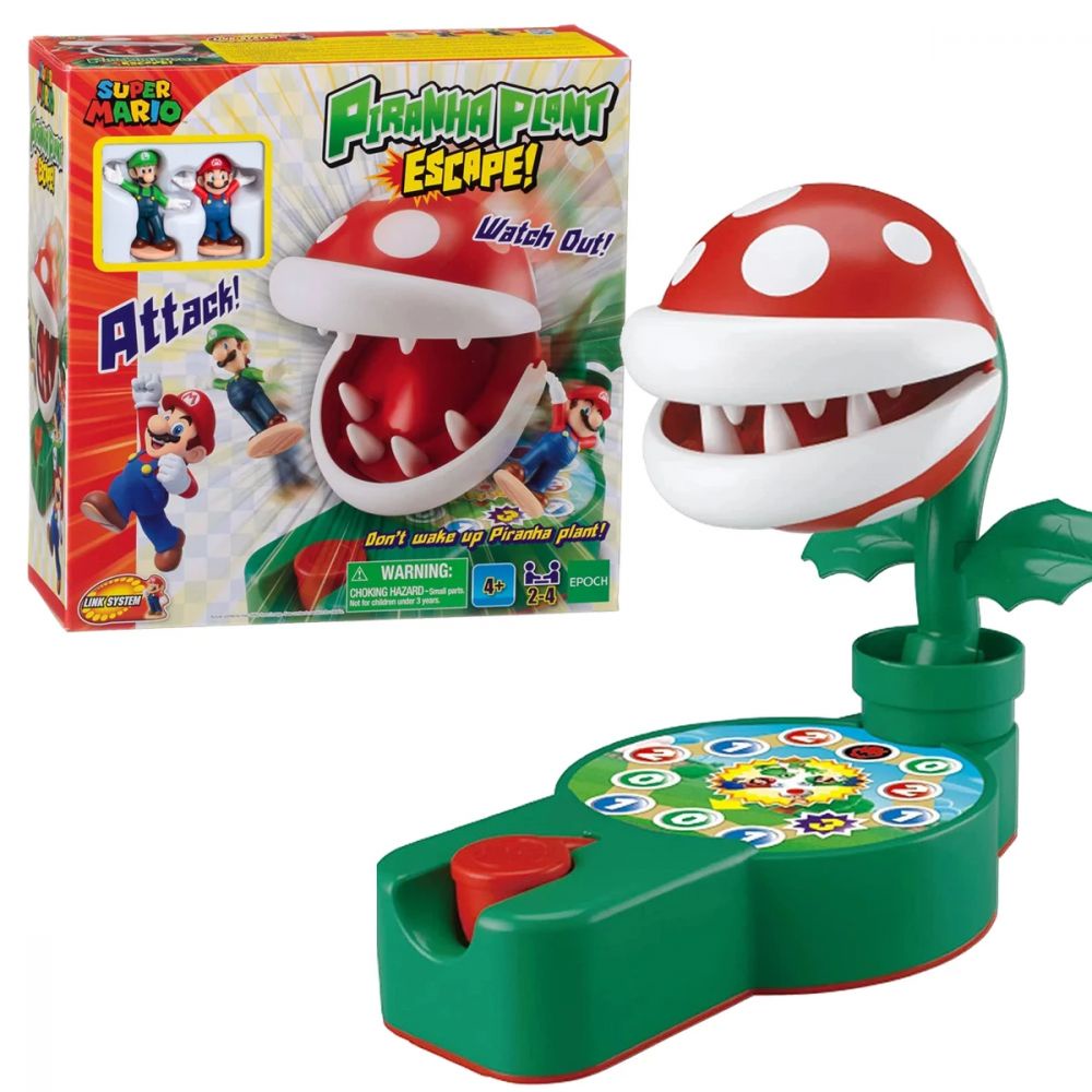 Jogo de Tabuleiro – Planta Piranha – Super Mario – Fuga – 2 a 4