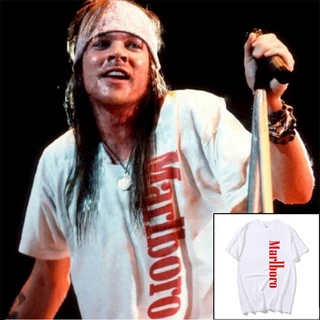 Guns N Roses Axl Rose Camiseta Vintage Retro Impressão Gráfica Algodão Homens Summer New Tee Tops Mulheres