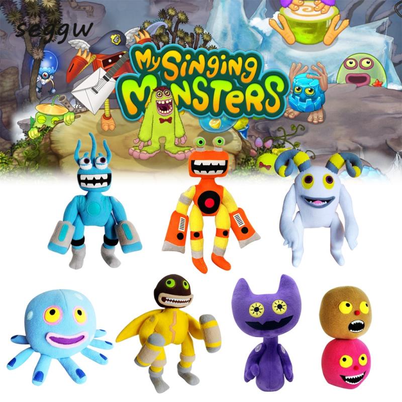 Cartoon My Singing Monsters Wubbox Building Block Toys Game Peripherals  5pcs/Set