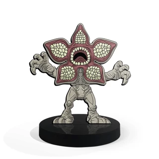 Totem Pequeno Boneco Demogorgon Stranger Things 7cm + Base