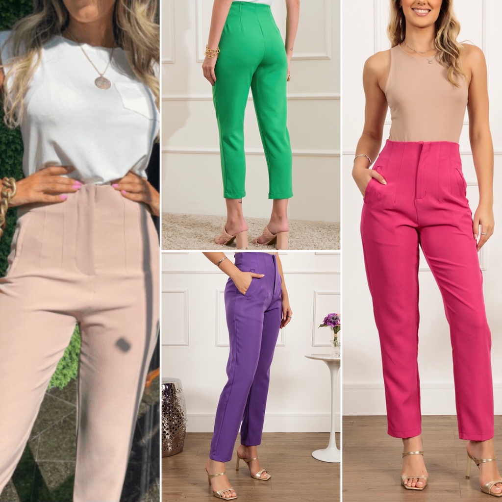 Calça Feminina De Alfaiataria Social Zara