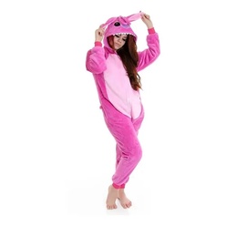 Pijama stitch rosa discount adulto