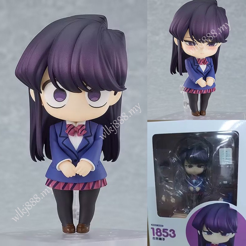 Nendoroid Shoko Komi Can't Communicate 1853 Change Face Anime Articulado Action Figure Model Dolls