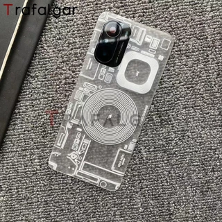 Tampa Traseira Plástica Para Xiaomi POCO F3 Da Bateria Caixa Com Substituição Lente Câmera + Adesivo M2012K11AG