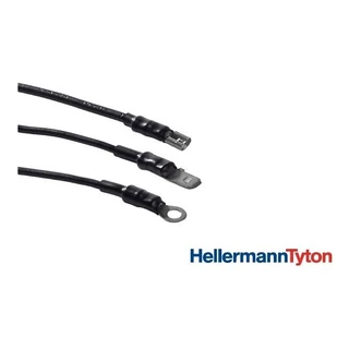 Tubo Termo Contrátil Retrátil Preto 6.4mm Espaguete 2metros