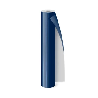 Adesivo Vinil Brilho Azul Marinho Mimo - 30 cm x 2,5 m