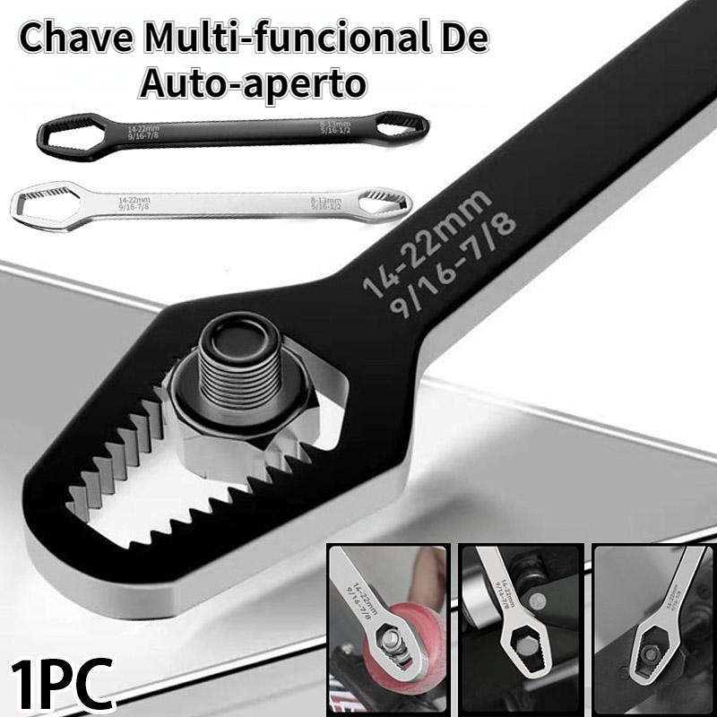 Liga de alumínio ajustável Wrench, grande chave aberta, chave inglesa  universal, Repair Tool for Water Pipe Screw, 8 , 10, 12 , 15
