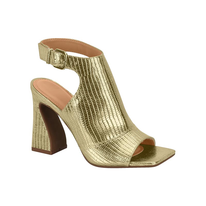 Bota Feminina Summer Boot Dourada Metalizada Vizzano - 6493203