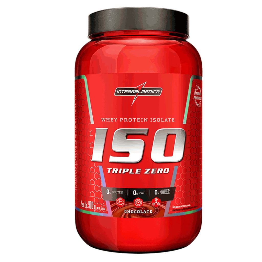 Iso Whey Protein Isolada 907g Triple Zero IntegralMedica