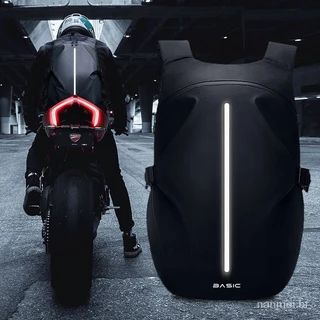 Mochila Capacete À Prova D'água Para Motocicleta