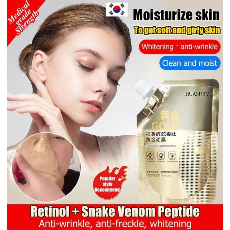 Máscara Retinol Snake Venom Gold