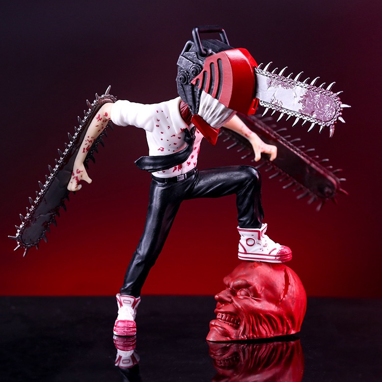 Kit 2 Bonecos Chainsaw Man Anime Motosserra Novos Promoção - Hype